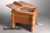 Butterfass 7-15 l Rahm mit Handantrieb